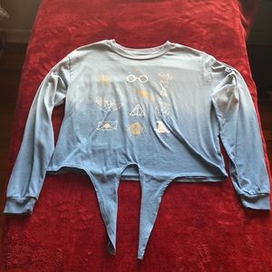 Size M Harry Potter Long Sleeve Cop Top